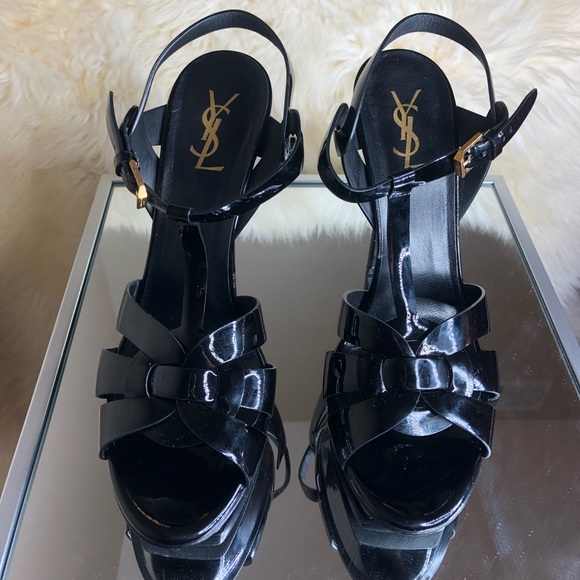Saint Laurent Shoes - Saint Laurent YSL platform heel
